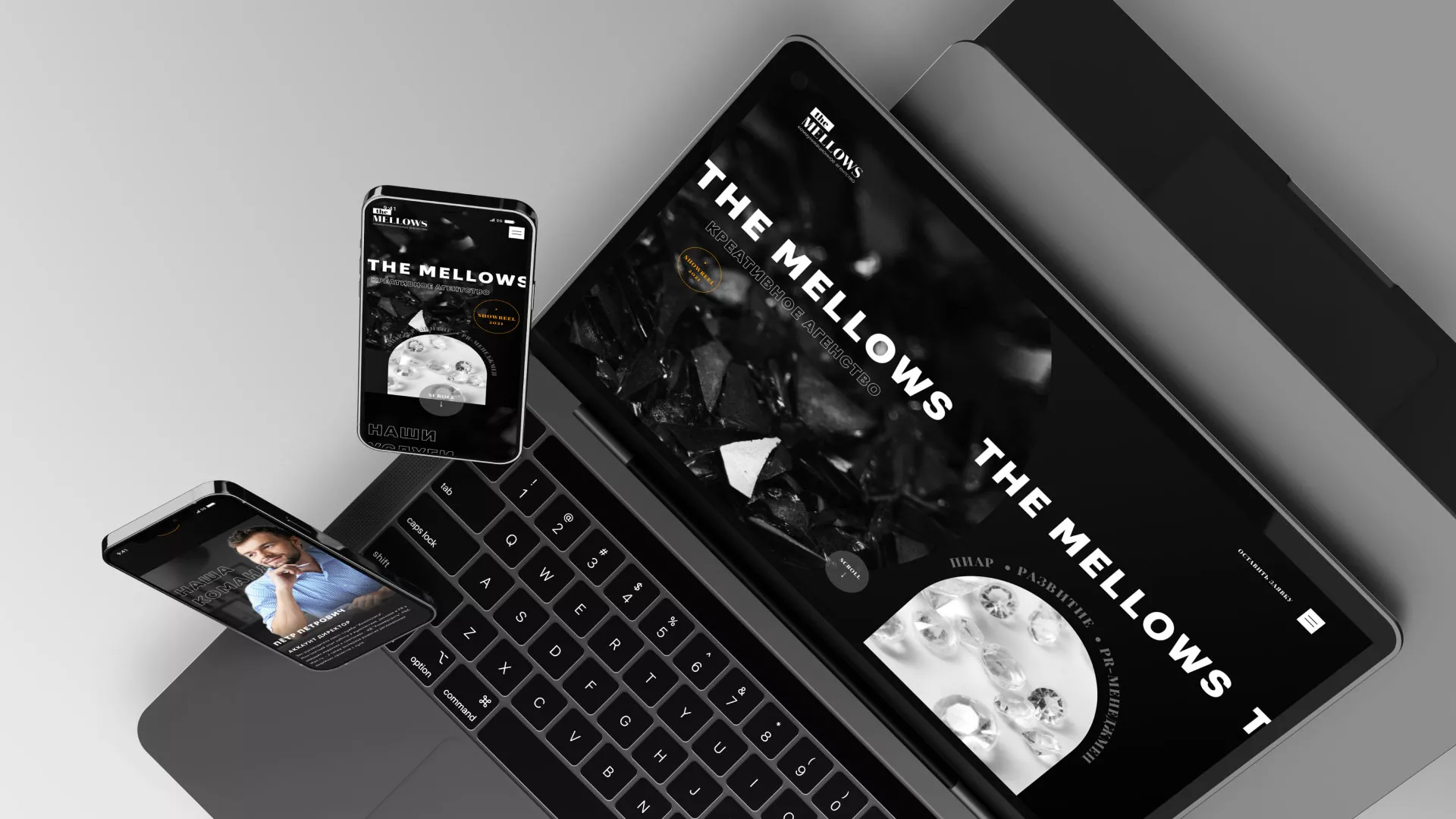 Разработка сайта креативного агентства «The Mellows» в Давлеканово